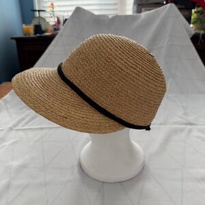 Augusta Hats Stylish Tan Sun Hat with Black Band